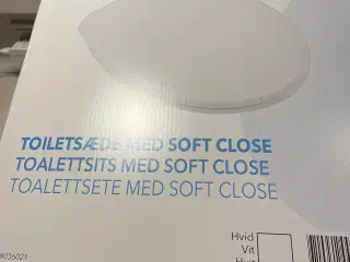 Toiletsæde, med soft close