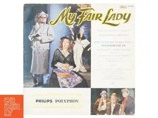 Lp plade my fair lady fra Philips Polyphon (str. 31 x 31 cm)