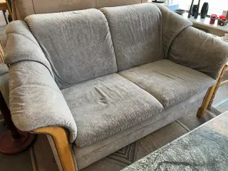 Sofa 2 personers grå
