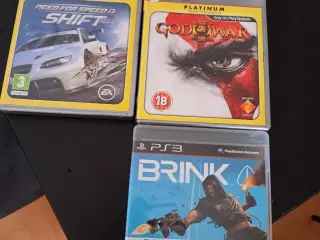 Playstation 3 sælges med spil