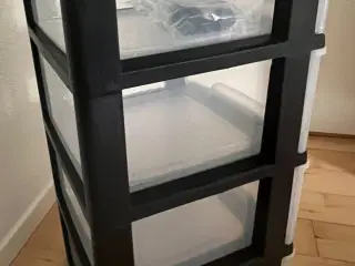 Transparent Drawer Unit - 4 Drawers