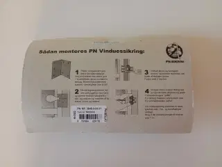 4 nye PN vindues sikring. Hvide.