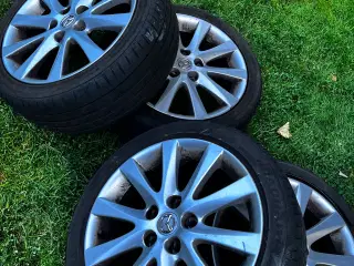 4 stk. Sommerdæk med alufælge 215/45 R17