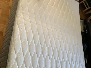 IKEA SKOTTERUD boxmadras, 140 x 200 cm – grå/hvid