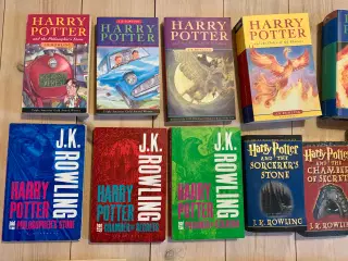 Engelske Harry Potter bøger