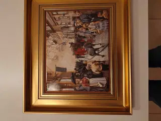 Porcelænsmaleri Paul Fischer 