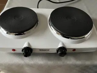 Elektrisk kogeplade med 2 blus