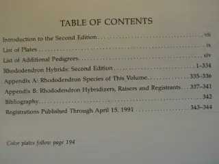 rhododendron hybrids, by homer e. salley and harol