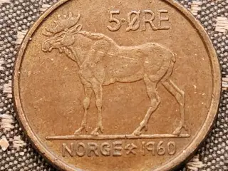 Norge 5 øre, 1960