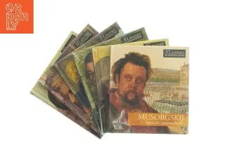 Klassiske komponister CD-kollektion (str. 13,5x15, 6 styk cm)