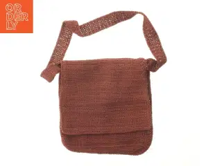 Strikket brun taske fra Noa Noa (str. 32x29 cm)