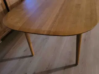 FDB spisebord "Bjørk" incl en tillægsplade