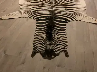 Ægte zebra tæppe