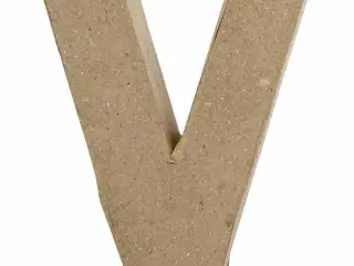 Bogstav, V, H: 10 cm, B: 8 cm, tykkelse 1,7 cm, 1 stk.