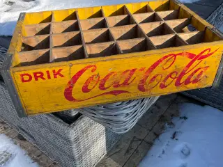 Gl. Coca Cola trækasser købes