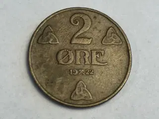 2 Øre 1922 Norge