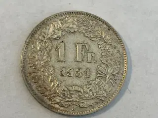 1 Franc Switzerland 1931