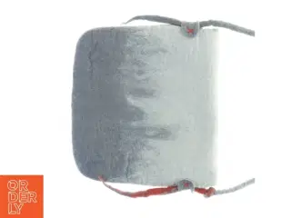 Filtet og håndlavet skuldertaske i uld (str. 28x26 cm)