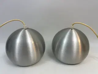 2 stk. kuglependler i chrome (retro)