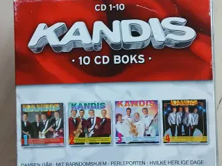 Kandis 10 CD Box sælges