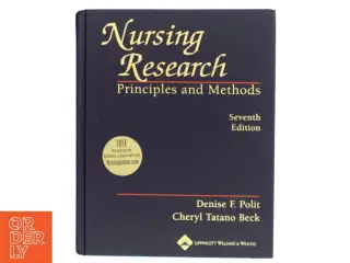 &#39;Nursing research: Principles and methods&#39; af Denise F. Polit (bog)