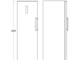  Fritstående Fryseskab 274 L – SFS 352 W