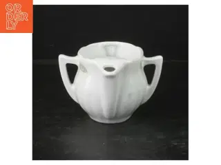 Hvid porcelæns sovsekande fra Pillivuyt (str. 16 cm)