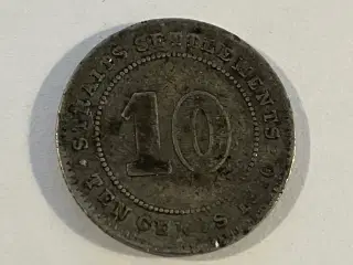10 Cents 1910 Straits Settlements