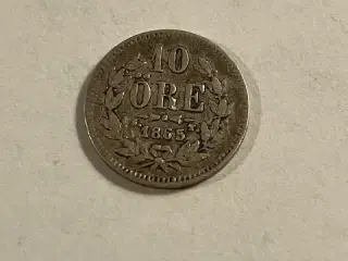 10 øre 1865 Sweden