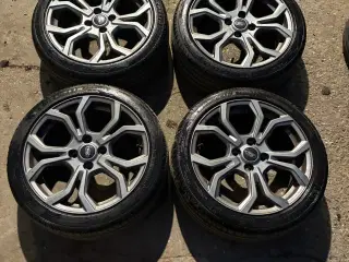 Org. Ford Fiesta fælge med sommerdæk og TPMS