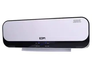 Varmeblæser vægmonteret EDM - keramisk dobbeltvarme 1000-2000 W