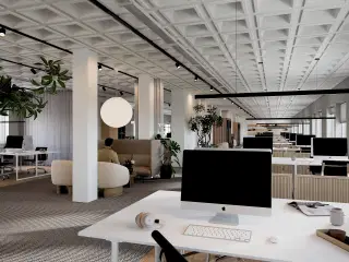 1.438 m² kontor-, undervisning- eller lagerlokaler i Søborg