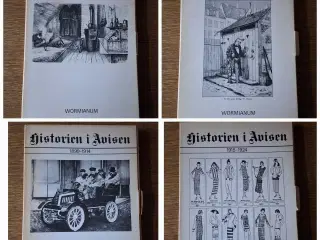 HISTORIEN i Aviserne fra 1657-1924. Faksimile tryk