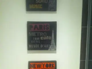 New York, London og Paris