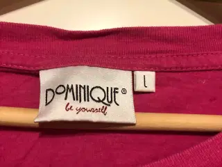 T-shirt i pink fra Dominique 