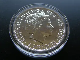 England  2 Pounds  2013  Sølv  Kv.Unc.