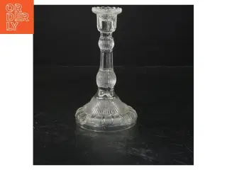 Glas lysestage (str. 17 cm)