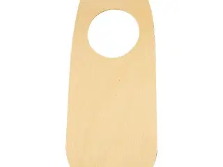 Dørskilt, H: 25 cm, B: 10 cm, 1 stk.