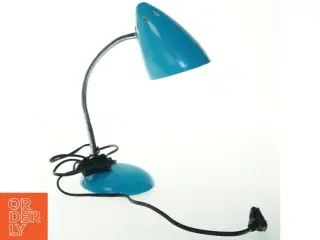 Blå bordlampe (str. 32 cm)