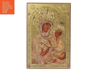 Religiøs ikon tavle (str. 32x21 cm)