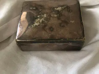 Cigarette dåse plet sølv