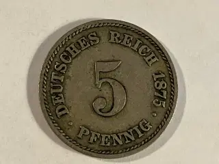 5 Pfennig Germany 1875