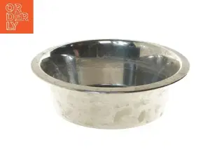 Rustfri stål vandskål til dyr  (str. 20x5,5 cm)