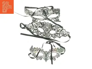 Blonde øjenmasker (str. 28 cm)