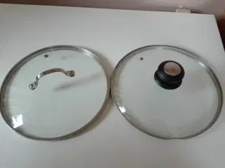 Grydelåg i glas Ø 28 cm - 2 stk.