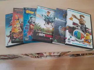 6 DVD børnefilm - uden fejl
