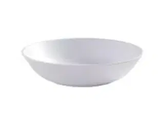 34 stk. Tallerken dyb hvid 220 mm Melamin