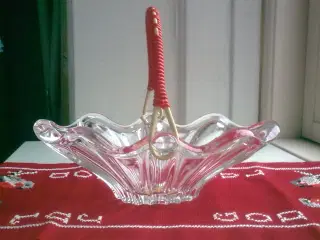 Glasskål m hank RETRO * KONFEKT jul KURV