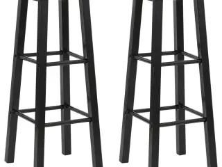 Barstole 2 stk. MDF sort