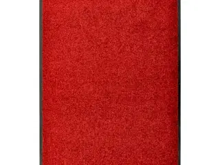 Vaskbar dørmåtte 60x90 cm rød